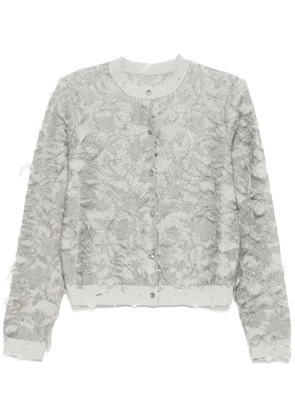 JNBY rounded-collar cardigan - Grey