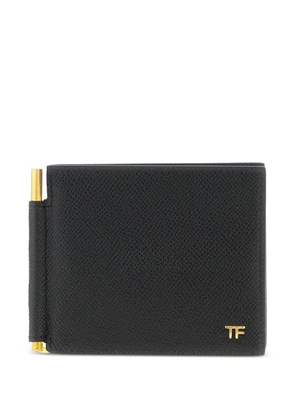 TOM FORD money clip logo wallet - Black