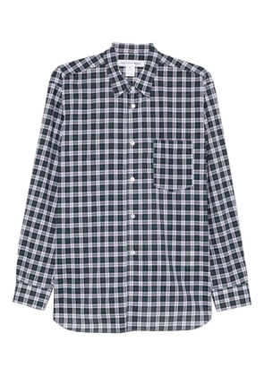 Comme Des Garçons plaid-pattern pocket shirt - Green