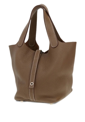 Hermès Pre-Owned 2011 Picotin 18 leather mini bag - Brown
