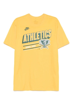 Nike Oakland Athletics Cooperstown T-shirt - Yellow