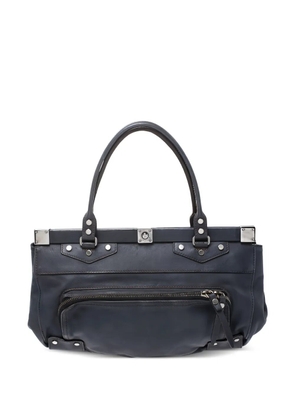 Lanvin Pre-Owned leather tote bag - Blue