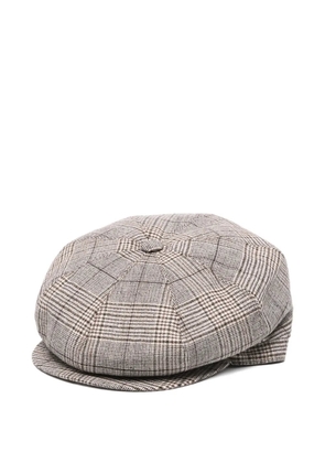 Borsalino Cesare eight-panel beret - Brown