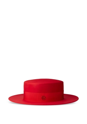 Maison Michel Kiki ribbon hat - Red