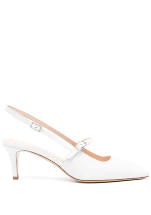 P.A.R.O.S.H. 70mm slingback pumps - White