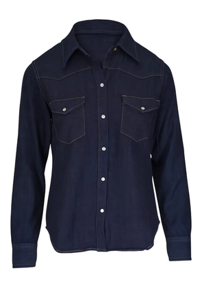 Nili Lotan Travis pocket button shirt - Blue