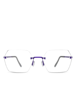 Blackfin Aero A-N rimless-frame glasses - Purple