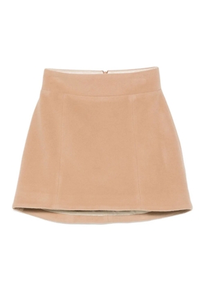 Vestiaire d'un Oiseau Libre A-line mini skirt - Brown