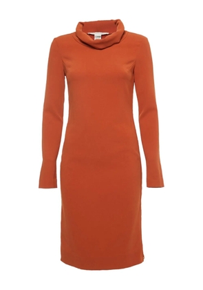 Diane Von Furstenberg Vintage turtleneck mini dress - Brown