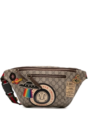 Gucci Pre-Owned 2016-2025 GG Supreme Courrier belt bag - Brown