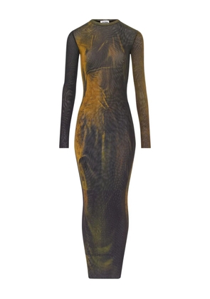 Jean Paul Gaultier The Acid Water printed maxi dress - Brown