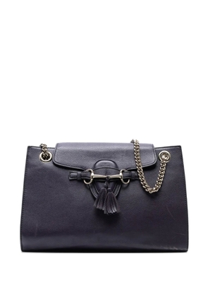 Gucci Pre-Owned 2016-2025 Large Leather Emily shoulder bag - Purple