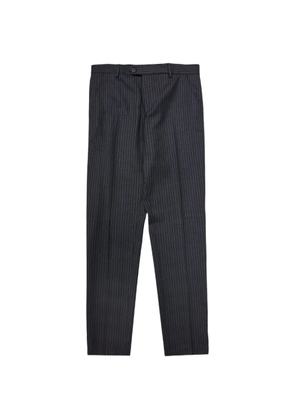 SELECTED pinstriped button trousers - Grey