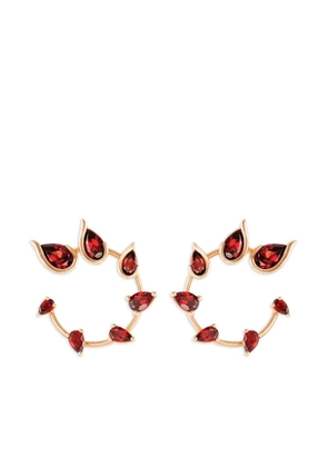 Fernando Jorge 18kt rose gold Flicker garnet earrings