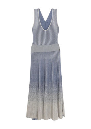 Saiid Kobeisy Degrade knitted dress - Blue