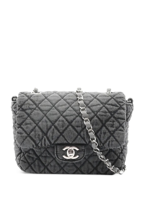 CHANEL Pre-Owned 2019 Denimpression Flap shoulder bag - Grey