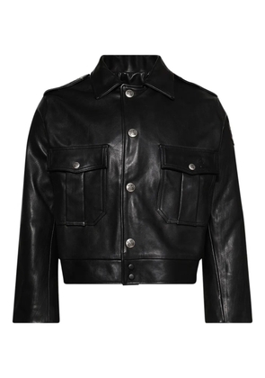 EARTHLING VIP Crew leather jacket - Black