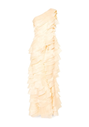 Saiid Kobeisy layered organza dress - Yellow