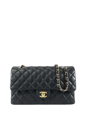CHANEL Pre-Owned 2021 Medium Classic Lambskin Double Flap shoulder bag - Black