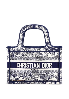 Christian Dior Pre-Owned Book Oblique Canvas Mini tote bag - Blue