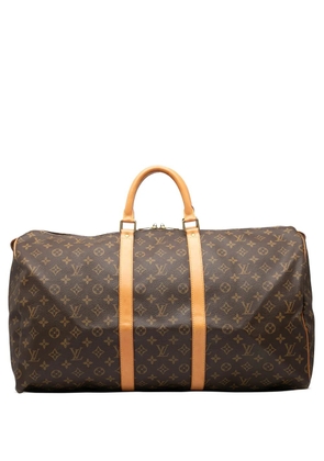 Louis Vuitton Pre-Owned 2002 Monogram Keepall 55 travel bag - Brown