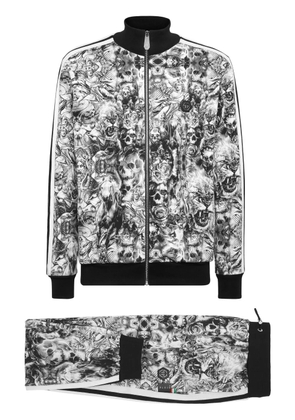 Philipp Plein tattoo print track pants - Black