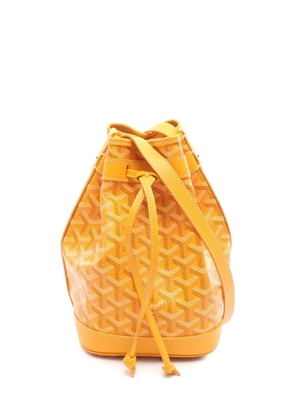 Goyard Pre-Owned 2010-2025 Goyardine Petit Flo shoulder bag - Yellow