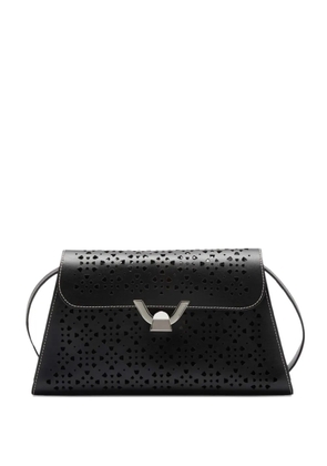 Coccinelle Dew laser-cut shoulder bag - Black