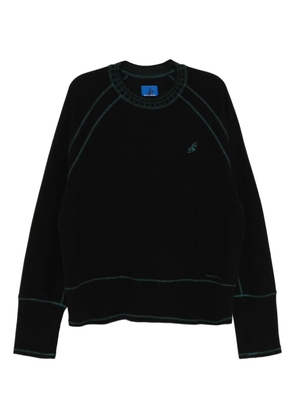 ASICS slogan-embroidered T-shirt - White