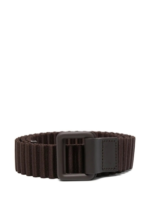 Homme Plissé Issey Miyake pleated square-buckle belt - Brown