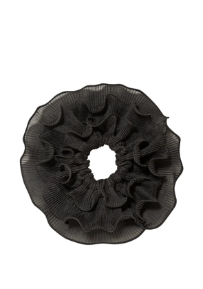Jennifer Behr Jacinda pleated ruffled hair accessory - Black