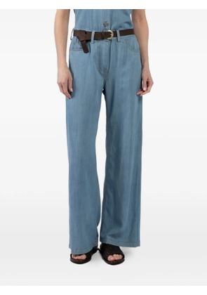 tensione in sleeveless denim jumpsuit - Blue