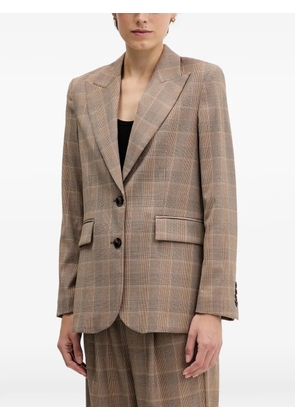 Sisley checked blazer - Neutrals