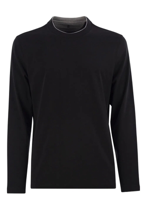 Brunello Cucinelli long-sleeve crew-neck T-shirt - Black