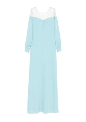 CRISTALLINI Rafaela long-sleeves maxi dress - Blue