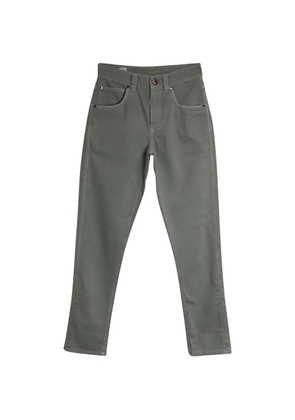 Brunello Cucinelli Vintage button-fastening jeans - Green