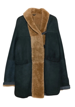 Romeo Gigli Pre-Owned 1990s buttoned coat - Blue