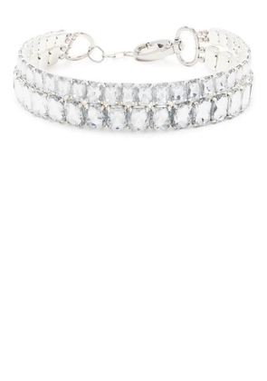 Atu Body Couture x Shir Fine Jewellery crystal-embellished choker - Silver