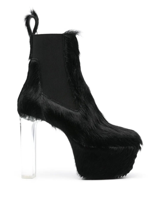 Rick Owens Lido Minimal Grill Beatle 130mm boots - Black