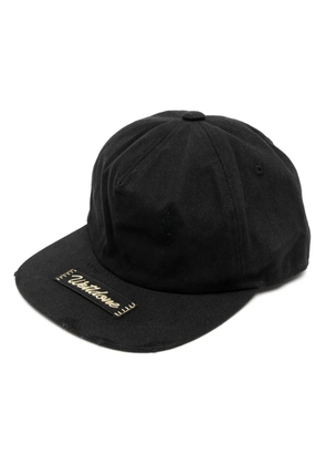 We11done logo-patched baseball cap - Black