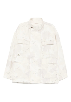 CROQUIS multiple-pocket oversize jacket - Neutrals