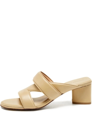 Bottega Veneta Pre-Owned strappy leather sandals - Neutrals