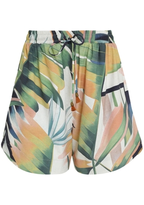 Lygia & Nanny floral-print shorts - Green