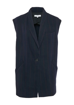 IRO pinstripe sleeveless coat - Blue