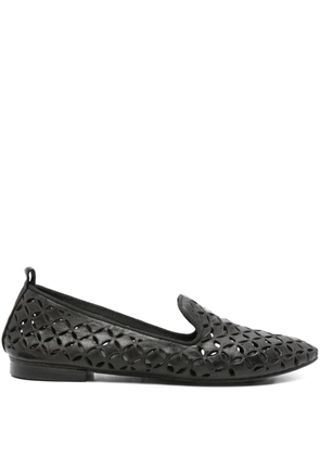 kudeta cut-out loafers - Black