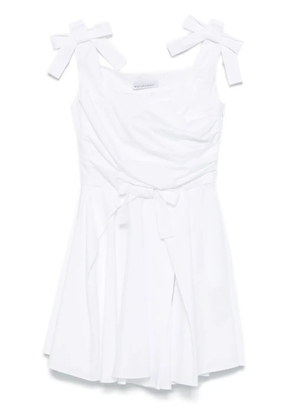 Viktor & Rolf pleated mini dress - White