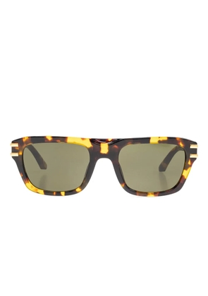 Dolce & Gabbana Eyewear DG-plaque sunglasses - Brown