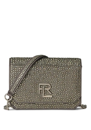 Ralph Lauren Collection crystal-embellished satin bag - Grey