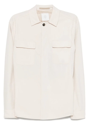 Eleventy cotton shirt jacket - Neutrals