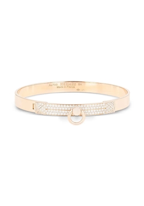 Hermès Pre-Owned 18kt rose gold Collier de chien diamond bracelet - Pink